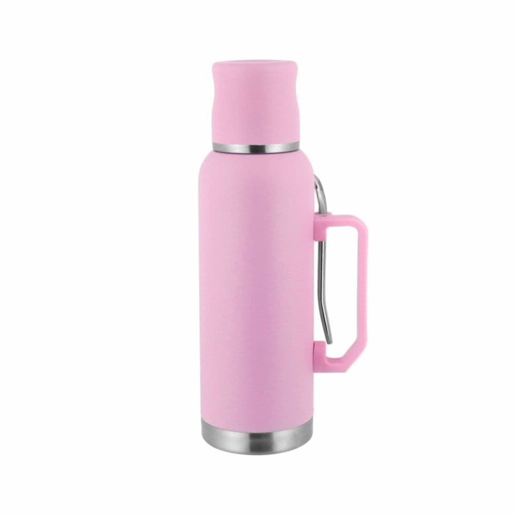 Termo de Acero Inoxidable Para Mate - Rosa