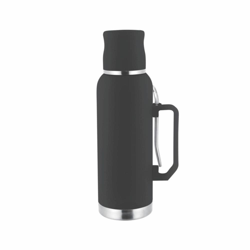 Termo de Acero Inoxidable Para Mate - Negro