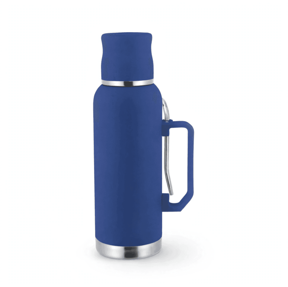 Termo de Acero Inoxidable Para Mate - Azul